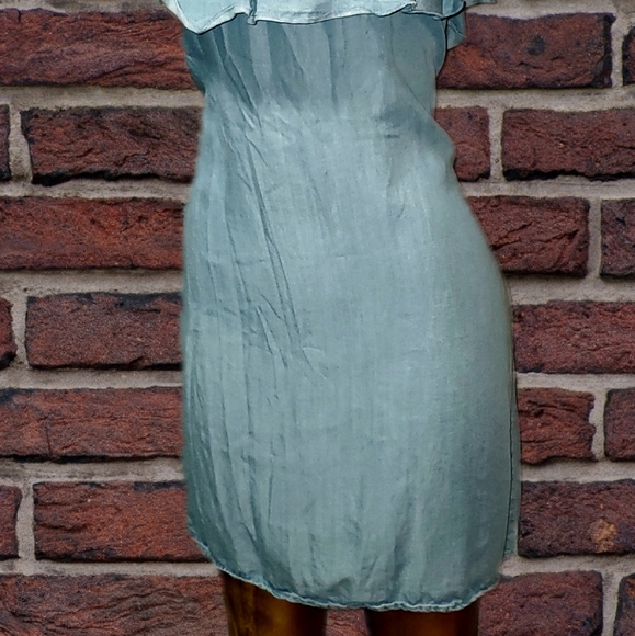 Jean Ruffle Dress - Picture 4 of 9